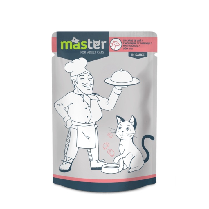 MASTER 24x80G SASZETKA Z WOŁOWINĄ